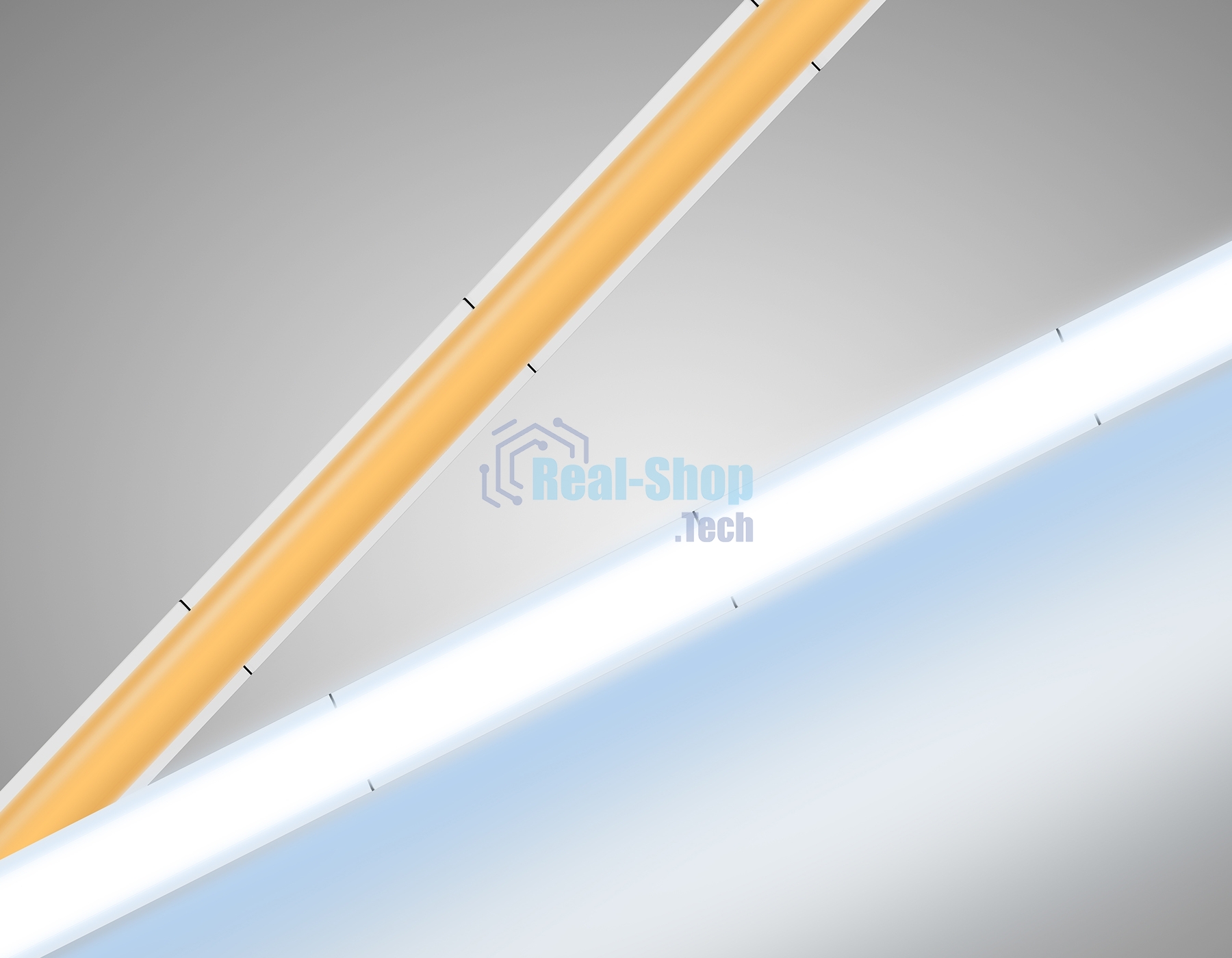Светодиодная лента Ambrella light GS4613 COB 400Led/10W m/ 24V IP20 6500K/ 5m*5mm*2.1mm (2 конт.)