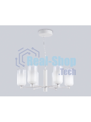 Подвесной светодиодный светильник Ambrella light LH11107/6 WH/FR белый/белый матовый 24W 3000K D630*280