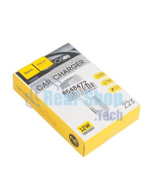 Авто ЗУ/HOCO HC-78005 Z23/2 USB/Выход: 12W/белый