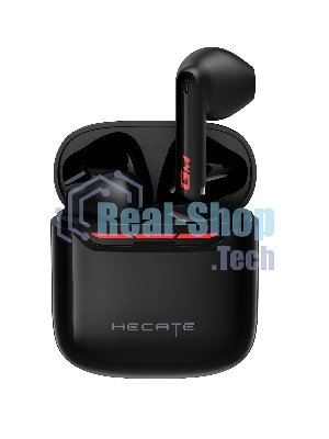 Наушники TWS Edifier Hecate GM3 Plus черный, вкладыши, Bluetooth, до 5.5 ч