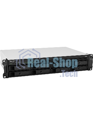 Сетевое хранилище Synology Rack 2U, QC2.2GHzCPU/4GbDDR4(upto32)/RAID0,1,5,6,10/upto 8 hot plug HDDs SATA(3,5'or2,5')(upto 12 with RX418)/2xUSB3.2/1eSATA/iSCSI/4xGbE(+1Expslot)/2xIPcam(upto 40)/2xPS/norail