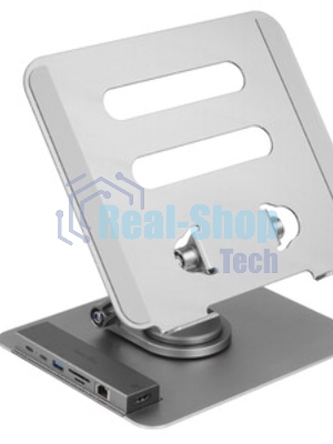 Док-станция HUB 8 in 1 Адаптер TypeC-->USB3.0, TC, (SD+TF), RJ-45, HDMI, PD TAU704