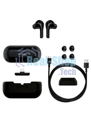 Гарнитура HyperX Cloud Mix Buds чёрный, беспроводная, радиоканал, совместимость с PS5
