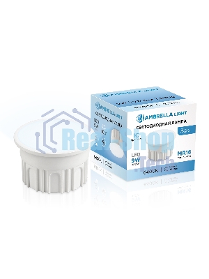 Лампа светодиодная 212003 LED MR16-DD 9W IC 6400K 220-240V 100°