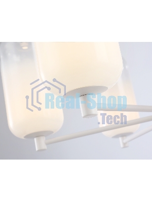 Подвесной светодиодный светильник Ambrella light LH11107/6 WH/FR белый/белый матовый 24W 3000K D630*280
