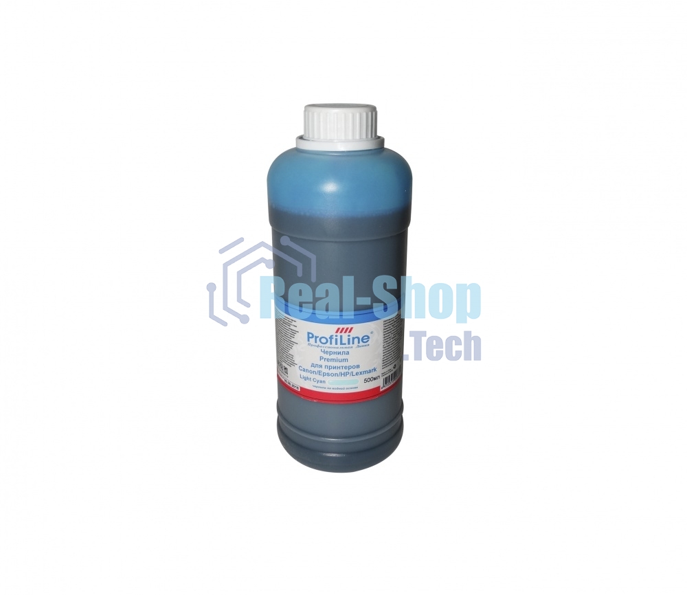 Чернила ProfiLine Premium для принтеров Canon/Epson/HP/Lexmark Light cyan 500 мл водн