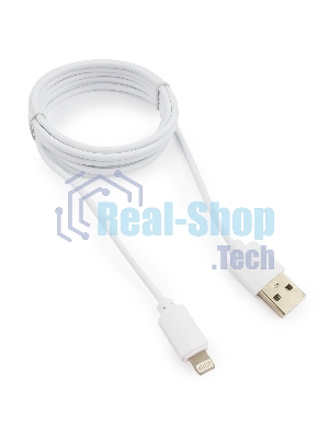 Кабель USB Гарнизон GCC-USB2-AP2-6-W AM/Lightning, для iPhone5/6/7, IPod, IPad, 1.8м, белый, пакет
