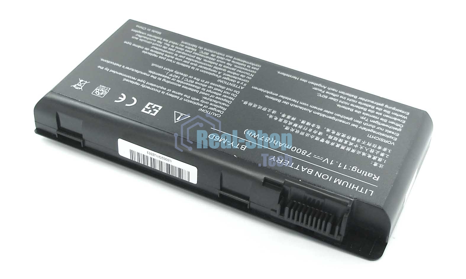 Аккумуляторная батарея для ноутбука MSI GT60, GT70 7800mAh OEM
