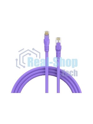 Патч-корд Vention прямой SFTP cat.6A, RJ45 - 0,3 м. Фиолетовый
