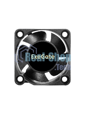 Вентилятор для корпуса ExeGate ExtraSilent ES04020S3P черный, 40 мм, 6300 об/мин, 28 дБ, 3 pin