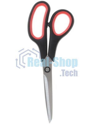 Ножницы LARA LR05-90 BLISTER 21,5 см, прорезиненные ручки, сверхострая заточка, нержавеющая сталь 2CR14