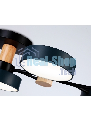 Светильник Ambrella light FL4835/5 BK черный 3000K-6400K 70W 830*400*160 (ПДУ ИК)