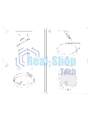 Настенно-потолочный светодиодный светильник Ambrella light FW11131 BK черный 15W LED 3000-6400K D240*38