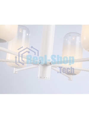 Подвесной светодиодный светильник Ambrella light LH11107/6 WH/FR белый/белый матовый 24W 3000K D630*280