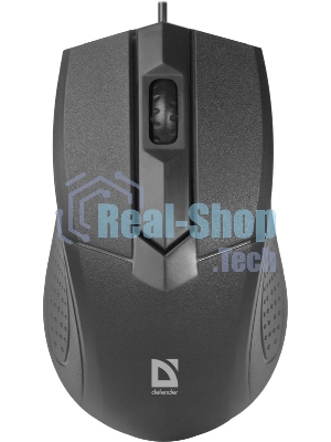 Мышь проводная Defender Optimum MB-270 черный, 1000 dpi, USB, кнопки - 3