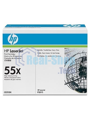 Картридж лазерный HP CE255X черный для LaserJet P3015/P3015d/P3015dn/P3015x 12500 стр.