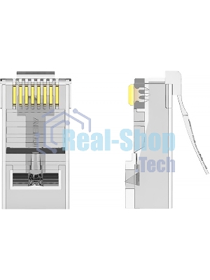 Коннектор Vention RJ45 (8p8c), cat. 6, под витую пару (10 шт.)