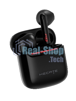 Наушники TWS Edifier Hecate GM3 Plus черный, вкладыши, Bluetooth, до 5.5 ч