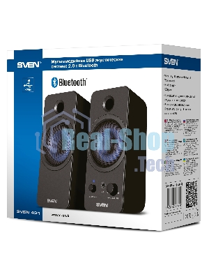 Акустическая система SVEN АС 431, черный (6 Вт, питание USB, Bluetooth)