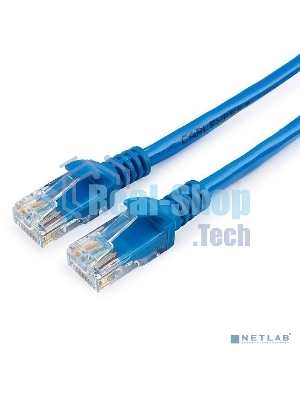 Патч-корд UTP Cablexpert PP12-30M/B cat.5e, 30м, литой, многожильный, синий