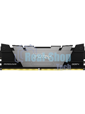 Оперативная память Kingston Fury Renegade, DDR4, 64GB (4x16GB), 3200MHz, CL16, DIMM, радиатор, черный