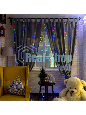 Гирлянда Neon-night Светодиодный дождь из росы 3х3 м, мультиколор, USB + пульт управления