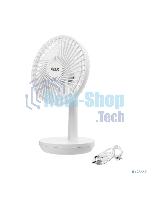 Вентилятор настольный DUX 60-0214 USB, белый, 6 Вт