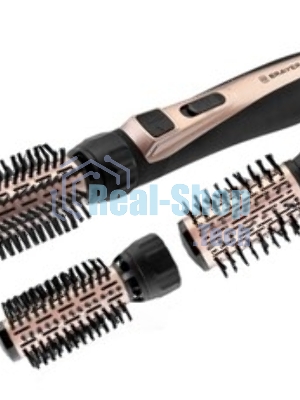 Фен-щётка BRAYER BR3100 черный/золотистый, 1000 Вт, 35/40/50 мм