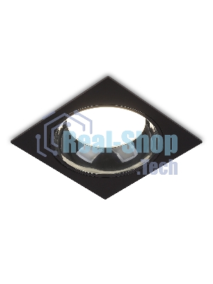 Светильник Ambrella light TN52342 SBK/GBK черный песок/черный глянец GX53 max 12W 115*115*25