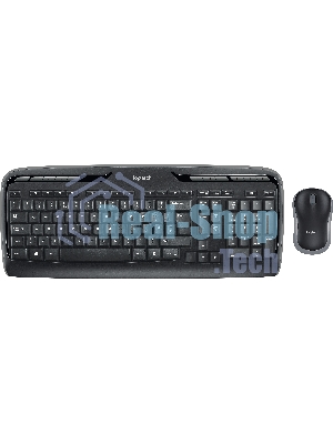 Комплект клавиатура + мышь Logitech MK330 клав:черный мышь:черный USB беспроводная Multimedia