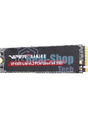 Накопитель SSD Patriot Viper VP4300 Lite, 2Tb, PCIe 4.0 x4, M.2 2280, NVMe, R/W 7400/6400, с радиатором