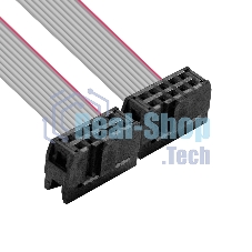 Планка портов в корпус 1xCOM ExeGate BrctDB91-LP (Com 10-pin (F) --> RS232 DB9 Male, кабель 20 см, Low Profile)