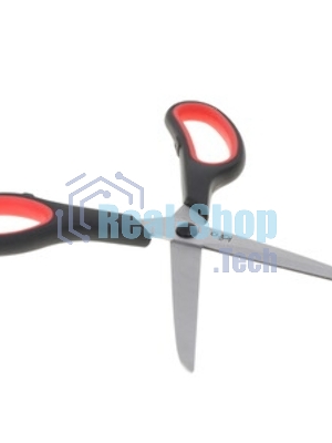 Ножницы LARA LR05-90 BLISTER 21,5 см, прорезиненные ручки, сверхострая заточка, нержавеющая сталь 2CR14