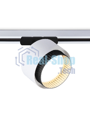 Трековый однофазный светильник Ambrella light GL5379 WH/BK белый/черный GX53 max 12W D95*130
