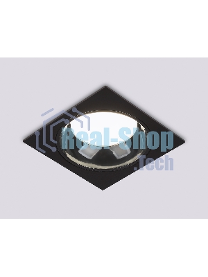 Светильник Ambrella light TN52342 SBK/GBK черный песок/черный глянец GX53 max 12W 115*115*25