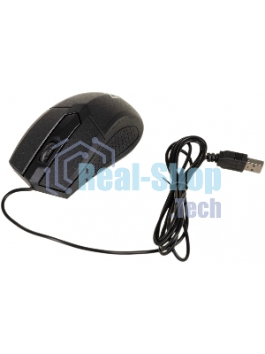 Мышь проводная Defender Optimum MB-270 черный, 1000 dpi, USB, кнопки - 3
