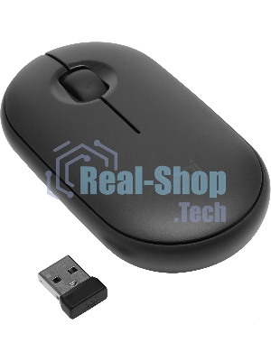 Мышь беспроводная Logitech Pebble M350 графитовый, 1000 dpi, радиоканал, Bluetooth, USB, кнопки - 3
