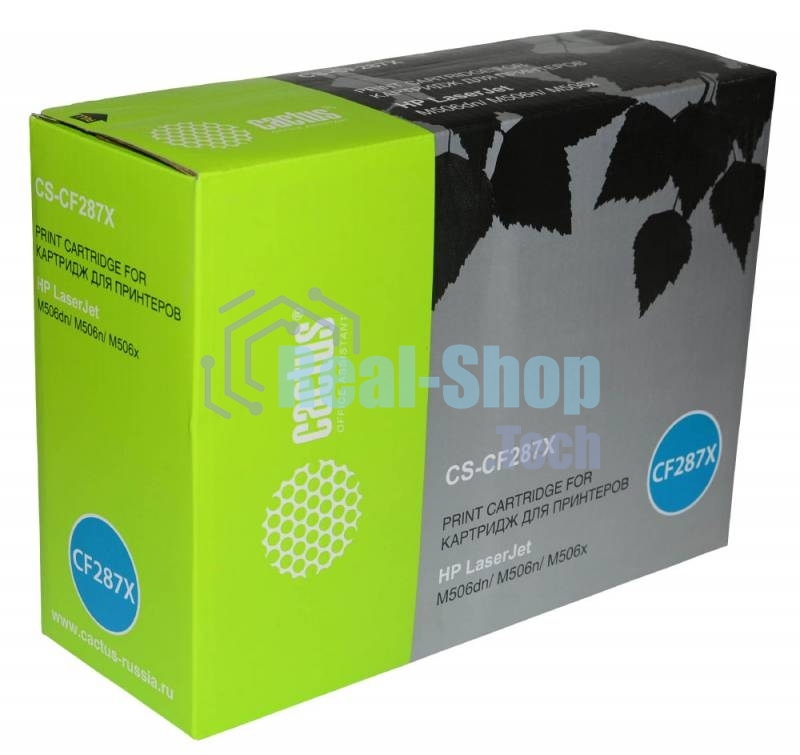 Картридж лазерный Cactus CS-CF287X черный (18000 стр.) для HP LJ M506dn/M506n/M506x