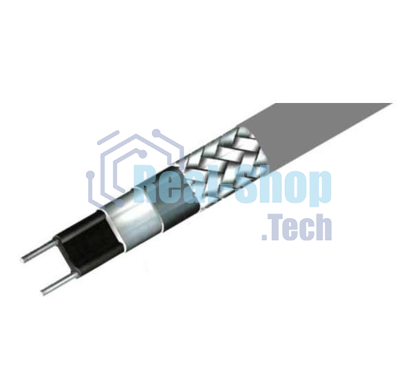 Кабель нагрев. саморег. 30Вт/м с экраном 220В сертификат Ex 16AWG (термопласт) EXTHERM SLL30-2CR