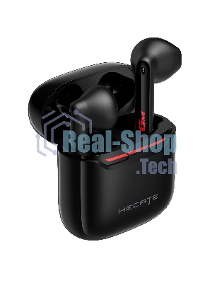 Наушники TWS Edifier Hecate GM3 Plus черный, вкладыши, Bluetooth, до 5.5 ч