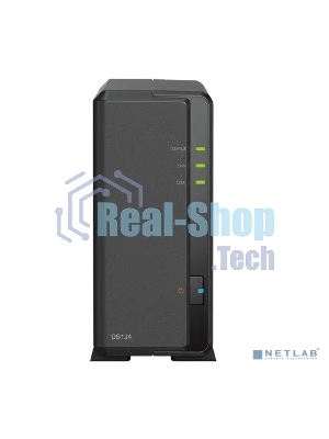 СХД SYNOLOGY настольное исполнение 1BAY NO HDD DS124