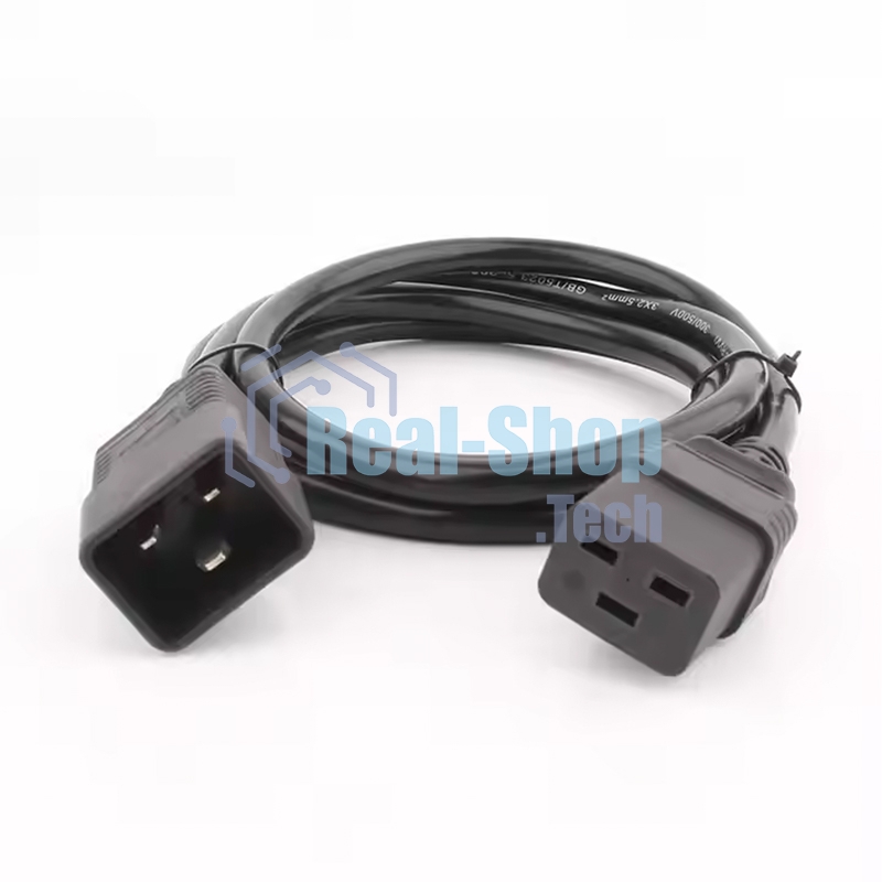 Шнур сетевой Rexant IEC 320 C19 – IEC 320 C20 3x1,5мм², 5м