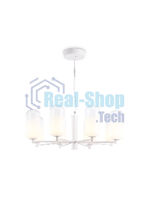 Подвесной светодиодный светильник Ambrella light LH11109/8 WH/FR белый/белый матовый 28W 3000K D720*280