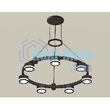 Светильник Ambrella light XR92051600/7 SBK/FR черный песок/белый матовый GX53  (A9205, C9238, N8415)