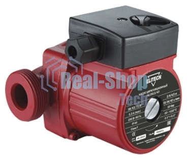 Насос ELITECH НЦ 2513/6Э для отопления 72Вт 2880л/ч напор6м мах110°С М 1.5''
