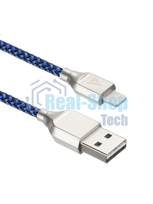Кабель USB ACD-Titan Lightning - USB-A Нейлон, 1м, сине-черный