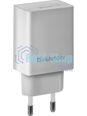 Сетевой адаптер питания Defender 1xUSB, 5V/2.1А, белый (UPA-21)