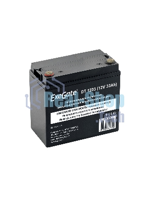 Аккумуляторная батарея ExeGate DT 1233 (12V 33Ah, под болт М6)