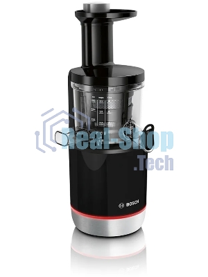 Соковыжималка Bosch MESM731M черный, шнековая вертикальная, 150 Вт, 1000 мл, электронное, реверс
