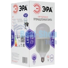 Лампа светодиодная ЭРА STD LED POWER T160-100W-6500-E27/E40 100 Вт колокол холодный дневной свет